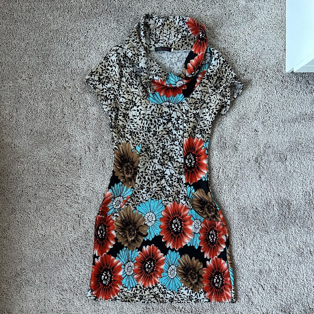 EUC Cowl Neck Dress
